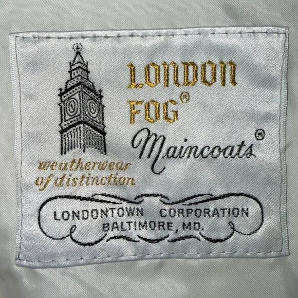 insane vintage vtg 70s 80s 90s preppy london fog trench coat - Picture 5 of 6